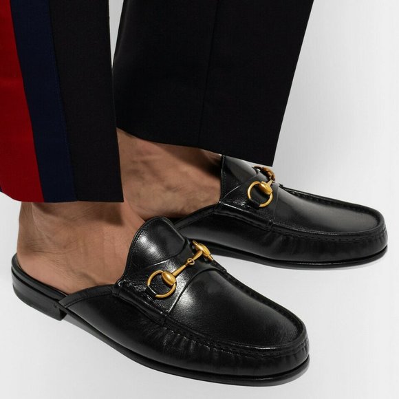 Gucci Other - Calfkskin Horsebit Princetown Leather Mule Slipper